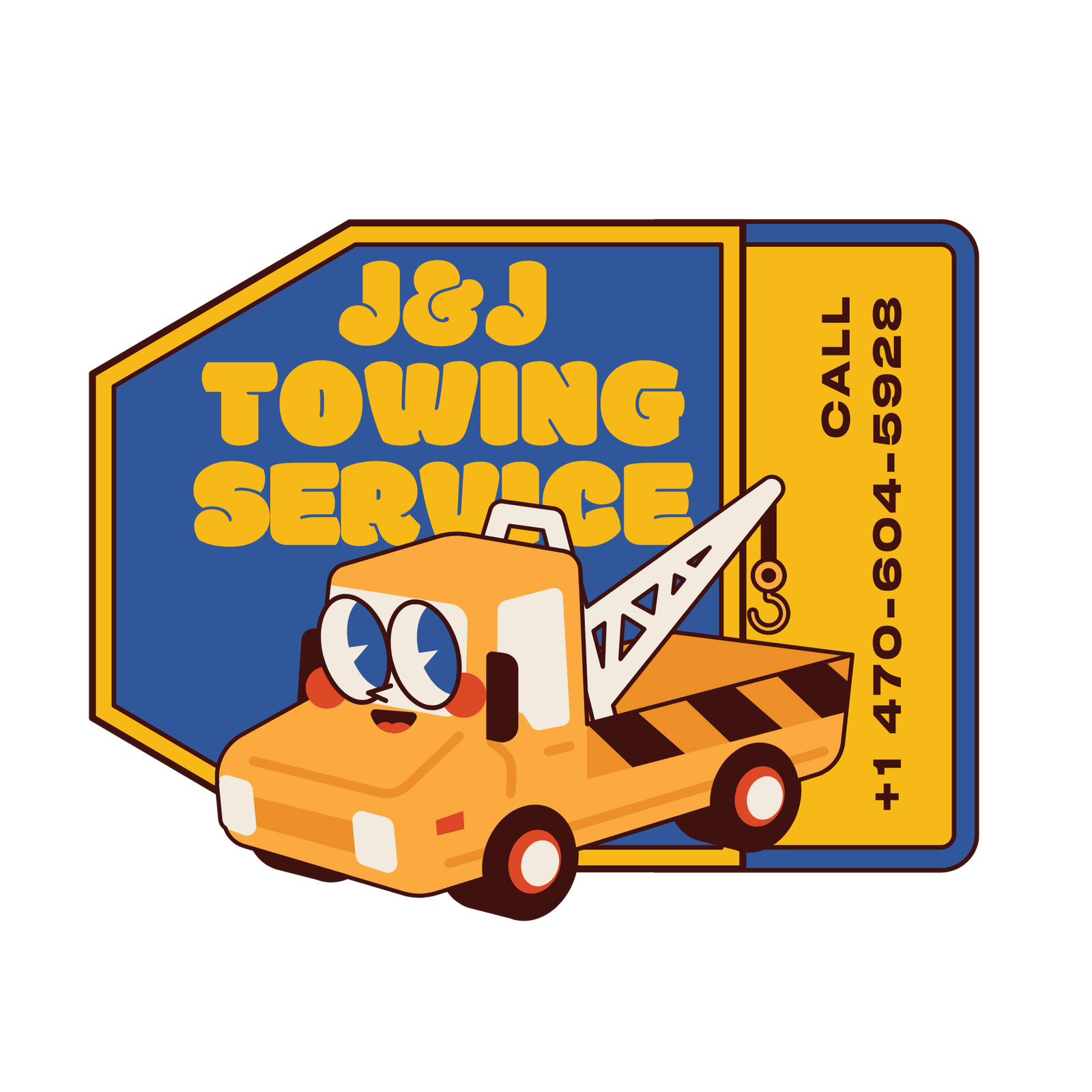 J&J Towing Logo